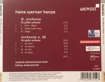CD Hans Werner Henze: Symphonies 2 & 10 259371