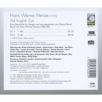 2CD Hans Werner Henze: The English Cat, Eine Geschichte für Sänger und Instrumentalisten von Edward Bond 338169