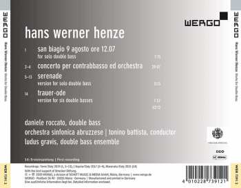 CD Hans Werner Henze: Works For Double Bass 122255