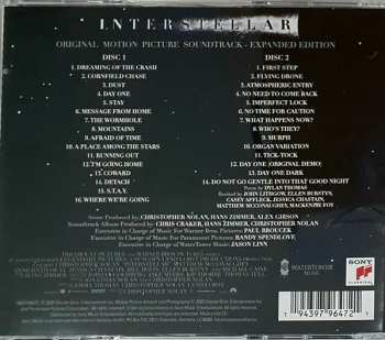 2CD Hans Zimmer: Interstellar (Original Motion Picture Soundtrack Expanded Edition) DLX 18122