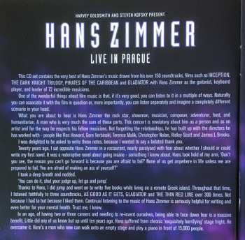 2CD Hans Zimmer: Live In Prague