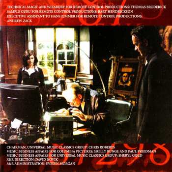 CD Hans Zimmer: The Da Vinci Code (Original Motion Picture Soundtrack) 8518