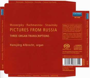 SACD Hansjörg Albrecht: Mussorgsky • Rachmaninov • Stravinsky: Pictures From Russia - Three Organ Transcriptions 533764
