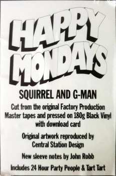 LP Happy Mondays: Squirrel And G-Man Twenty Four Hour Party People Plastic Face Carnt Smile (White Out) 131305
