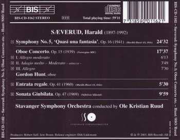 CD Harald Sæverud: Symphony No. 5 • Oboe Concerto • Entrata Regale • Sonata Giubilata 486446