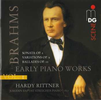 Album Hardy Rittner: Brahms Early Piano Works Volume 1