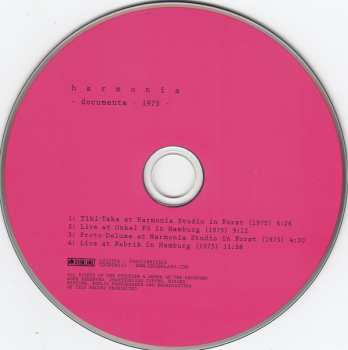 CD Harmonia: Documents 1975 104720