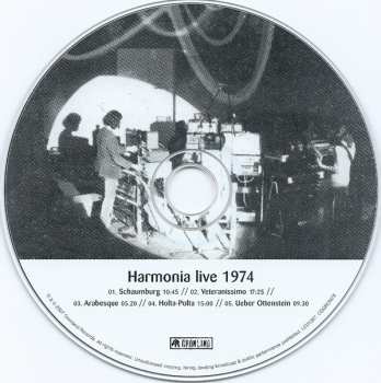 CD Harmonia: Live 1974 DIGI 96557