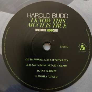 2LP Harold Budd: I Know This Much Is True (Music From The HBO Series) LTD | CLR 350008