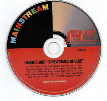 CD Harold Land: A New Shade Of Blue 495070