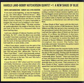 CD Harold Land: A New Shade Of Blue 495070