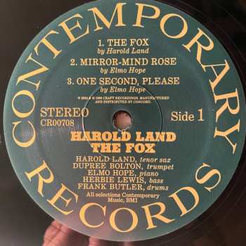 LP Harold Land Quintet: The Fox