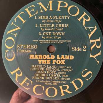 LP Harold Land Quintet: The Fox