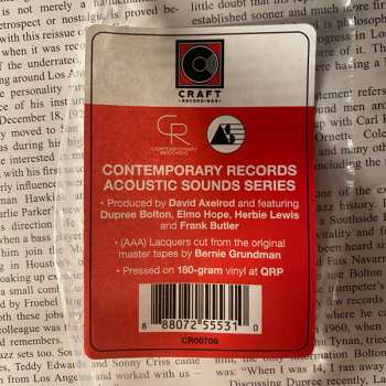 LP Harold Land Quintet: The Fox