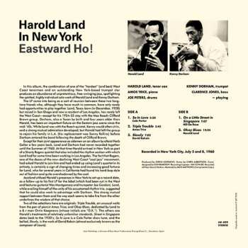 LP Harold Land: Eastward Ho! Harold Land In New York LTD 417727