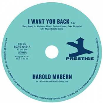 Harold Mabern: I Want You Back / Sister Janie