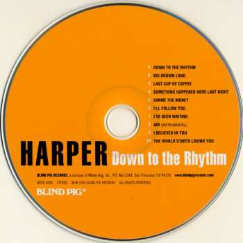 CD Harper: Down To The Rhythm 94350
