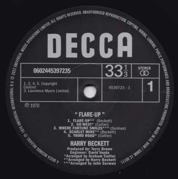 LP Harry Beckett: Flare Up 481597