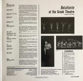 2LP Harry Belafonte: Belafonte At The Greek Theatre 452350