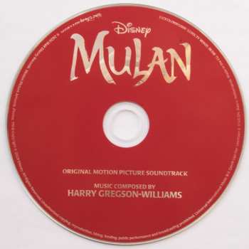 CD Harry Gregson-Williams: Mulan (Original Motion Picture Soundtrack) 24329