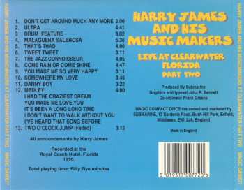 CD Harry James & His Music Makers: Live At Clearwater Florida Part Two 282681