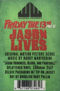2LP Harry Manfredini: Friday The 13th Part VI: Jason Lives DLX | CLR 457068