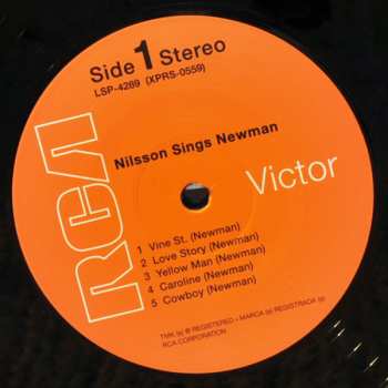 LP Harry Nilsson: Nilsson Sings Newman LTD 82113