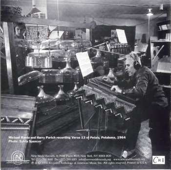 CD Harry Partch: The Harry Partch Collection Volume 2