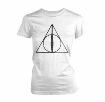 Merch Harry Potter: Tričko Dámské Deathly Hallows Symbol