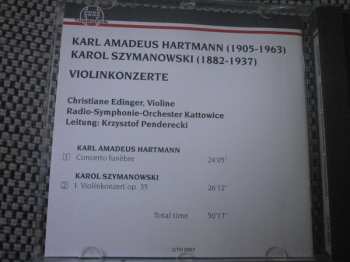 CD Karl Amadeus Hartmann: Violinkonzerte 529016