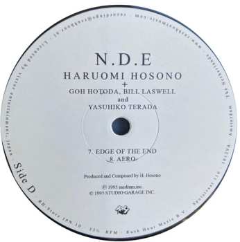 2LP Haruomi Hosono: N . D . E 458640