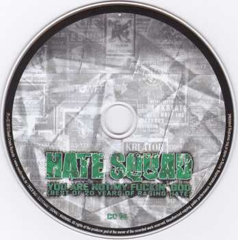 2CD Hate Squad: You Are Not My Fuckin' God (Best Of 20 Years Of Raging Hate) 270364