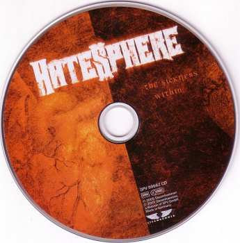 CD HateSphere: The Sickness Within 32486