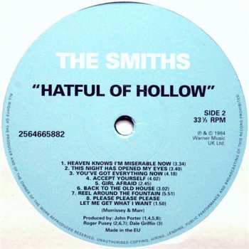 LP The Smiths: Hatful Of Hollow 15465