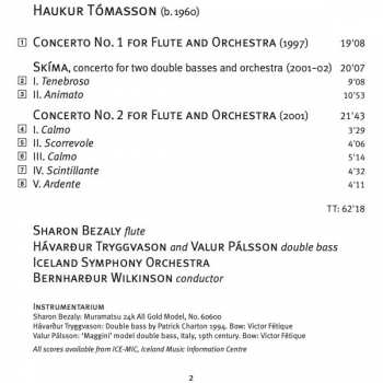 CD Haukur Tómasson: Flute Concertos 1 & 2; Skíma 290990