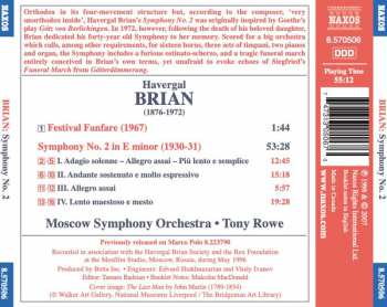 CD Havergal Brian: Symphony No. 2 / Festival Fanfare 182754