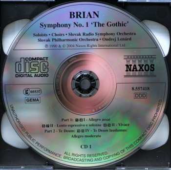 2CD Havergal Brian: Symphony No. 1 'The Gothic' 229921
