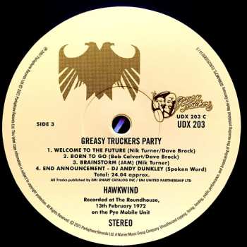 2LP Hawkwind: Greasy Truckers Party 56655