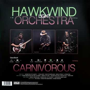 2LP Hawkwind Light Orchestra: Carnivorous LTD 60909