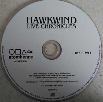 2CD Hawkwind: Live Chronicles 436854