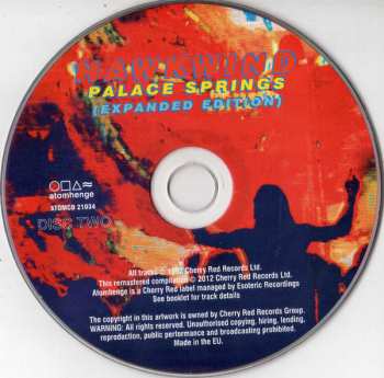 2CD Hawkwind: Palace Springs 92823