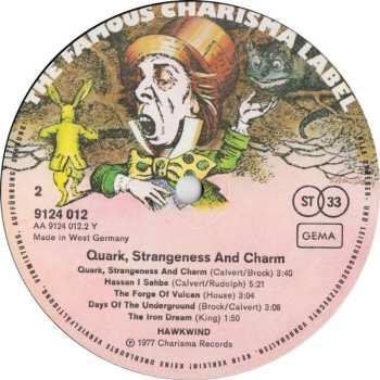 LP Hawkwind: Quark, Strangeness And Charm