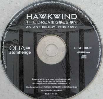 3CD/Box Set Hawkwind: The Dream Goes On - An Anthology 1985 - 1997 104039