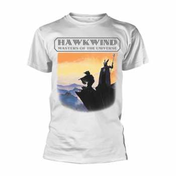 Merch Hawkwind: Tričko Masters Of The Universe (white) XXL