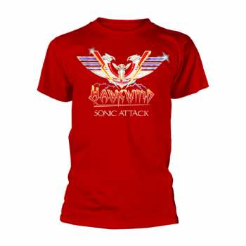Merch Hawkwind: Tričko Sonic Attack (red)
