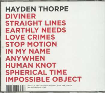 CD Hayden Norman Thorpe: Diviner 104403