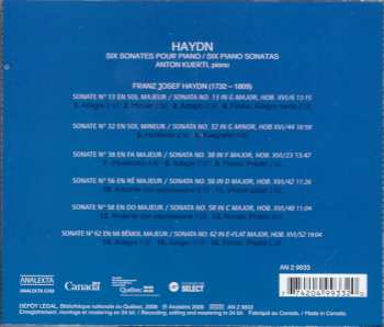 CD Joseph Haydn: Six Piano Sonatas 466009