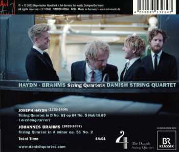 CD Johannes Brahms: String Quartets