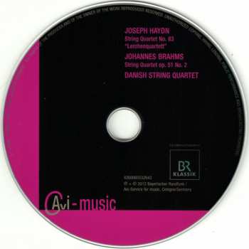 CD Johannes Brahms: String Quartets