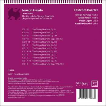 19CD/Coffret Joseph Haydn: The Complete String Quartets Played On Period Instruments